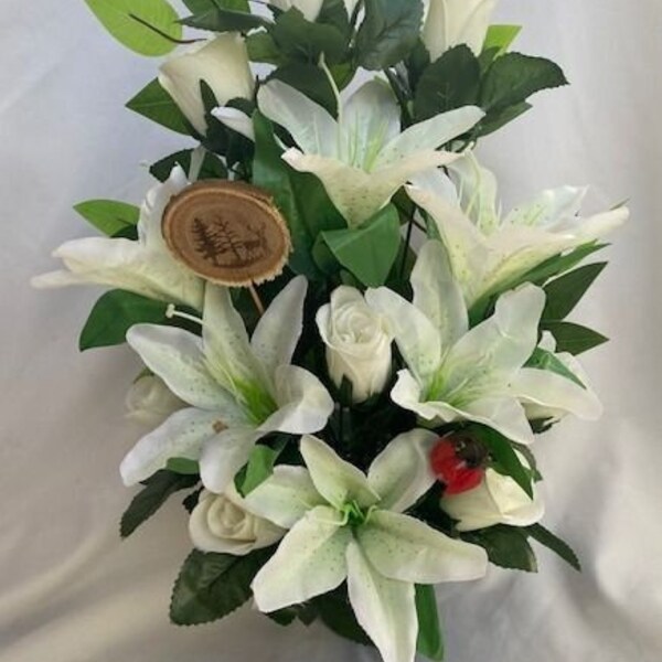 Artificial Flowers for Grave Etsy UK