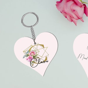 Brautstamm Geschenk/Brautjungfer Geschenk/Geschenk für Brautjungfer/Traumädchen Geschenk/Traumädchen Geschenk/Brautjungfer Schlüsselring/Hochzeit Schlüsselring