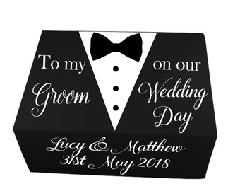 Groom box/Groom Gift/Husband Gift Box/Groom Gift Box/Groom to be Gift/Wedding Day GIft/Wedding day box/Gift for groom