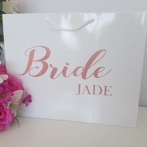 Bride Bag/Bridesmaid bag/Bride luxury bag/Hen weekend bag/Hen party favour bag/Hen party gift/Gift for bridesmaid/Bridesmaid favour bag