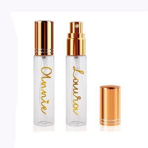 Perfume bottle refil/Wedding table decor/Wedding favour/Bridesmaid gift/Hen party favour/Bachelorette favour/Gold perfume bottle
