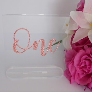 Wedding table number/Rose gold table number/Acrylic table number/Modern table numbers/Gold table numbers/Wedding table decor/Wedding centre