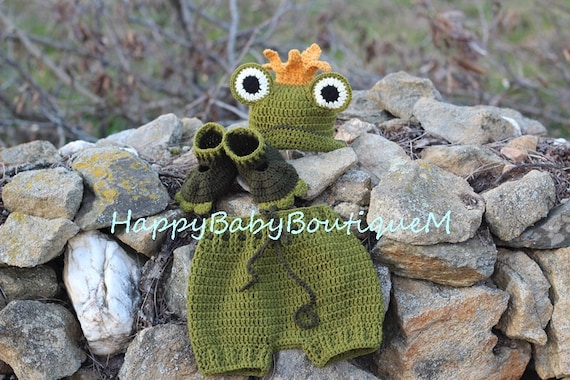 Gray Pilot Set for Newborn Photography Props Crochet Knitted Baby Boys Costume