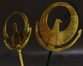 Athena's staff(2 versions) from Saint seiya - 3d printable files(Digital file for 3d print)