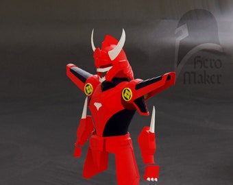 Ryo Sanada Fire Armor - Yoroiden Samurai Troopers (Digital file for Papercraft/Foamcraft)