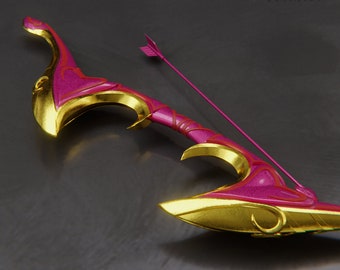Ashe Heartseeker Bow & Arrow 3D Print Files (Digital Download)
