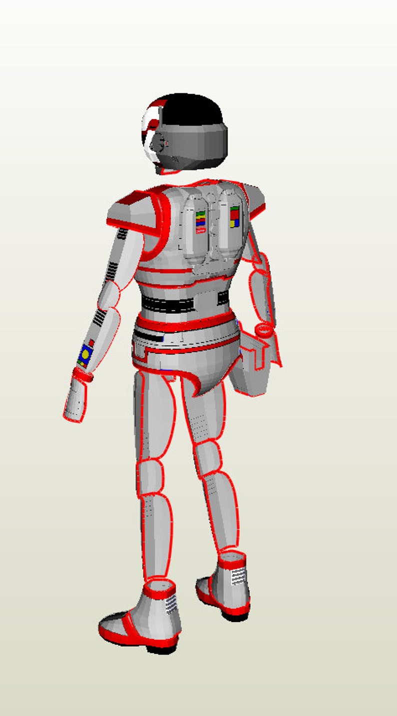 Kyojuu Tokusou Juspion/Jaspion Suit Digital file for Papercraft/Foamcraft image 3