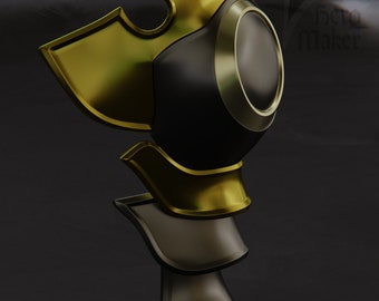 Kingdom Hearts Ventus Shoulder Armor 3D Print Files (Digital File)