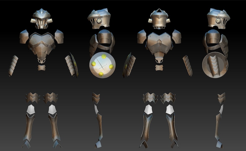 Goblin Slayer Full armor and sword for 3D print Digital file for 3d print