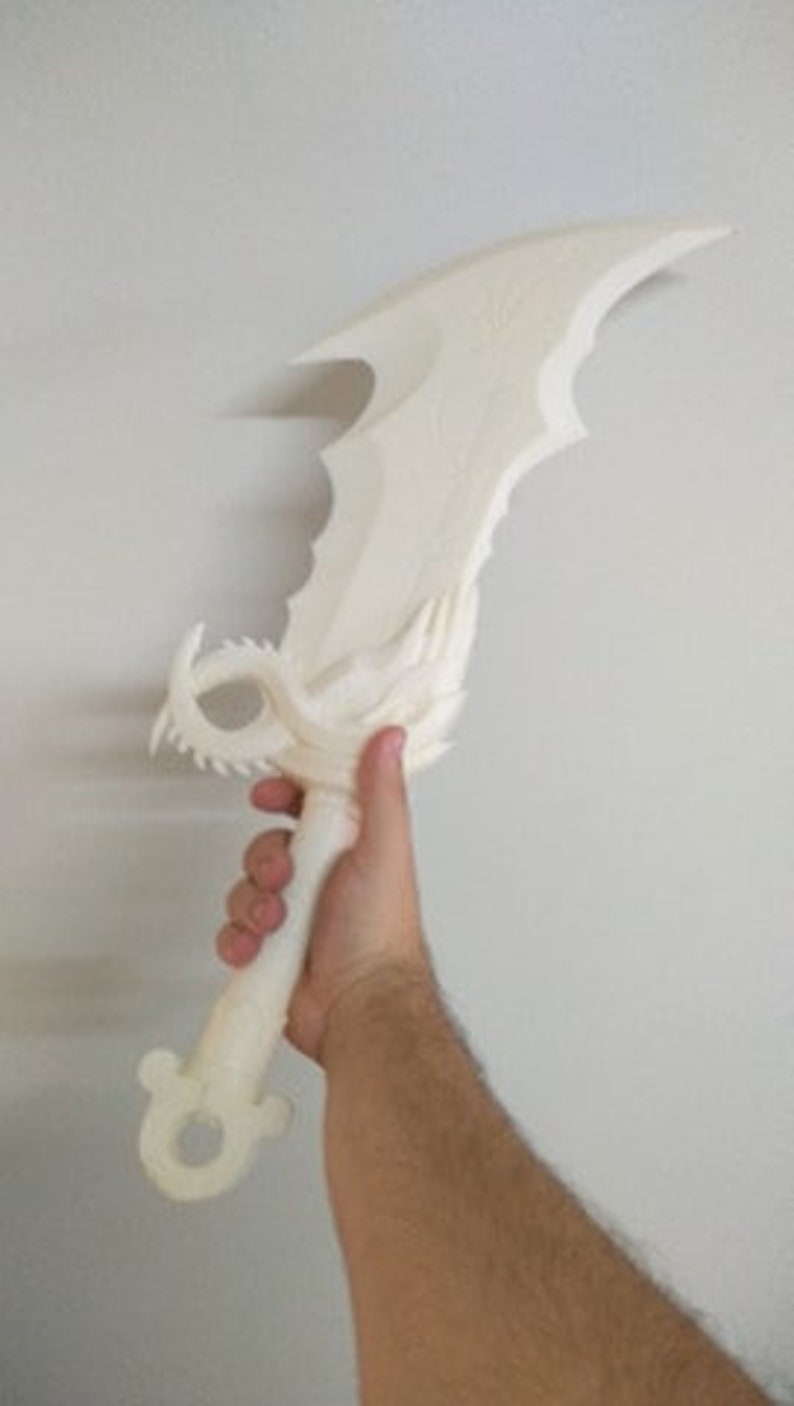 Blade of Chaos Lvl 5 Grips of the Valkyrie 3D Printed Etsy