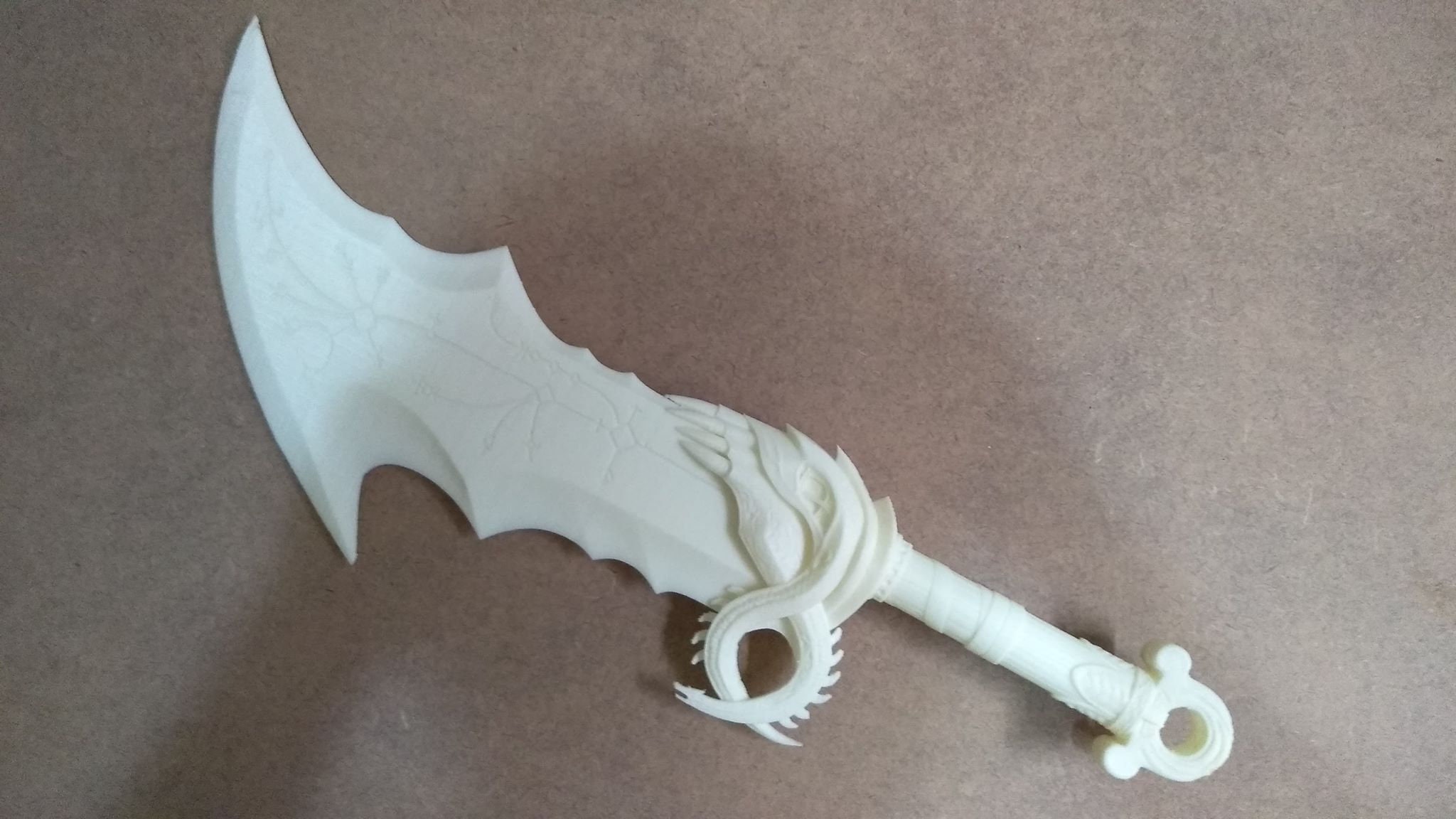 Blade of Chaos Lvl 5 Grips of the Valkyrie 3D Printed Etsy