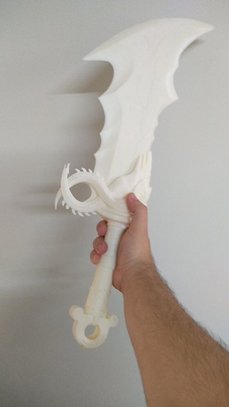 Blade of Chaos Lvl 5 Grips of the Valkyrie 3D Printed Etsy