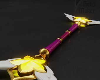 Lux Starguardian Staff 3D Print Files - League of Legends (Digital Download)