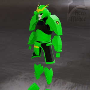 Seiji Date Light Armor - Yoroiden Samurai Troopers (Digital file for Papercraft/Foamcraft)
