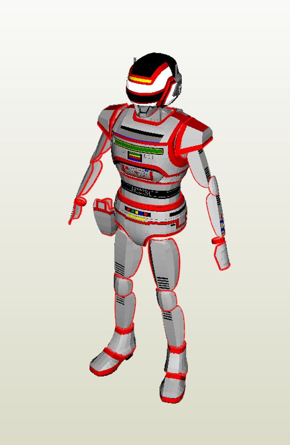 3D file The Fantastic Jaspion (Kyojuu Tokusou Juspion) 🎨・Model to download  and 3D print・Cults