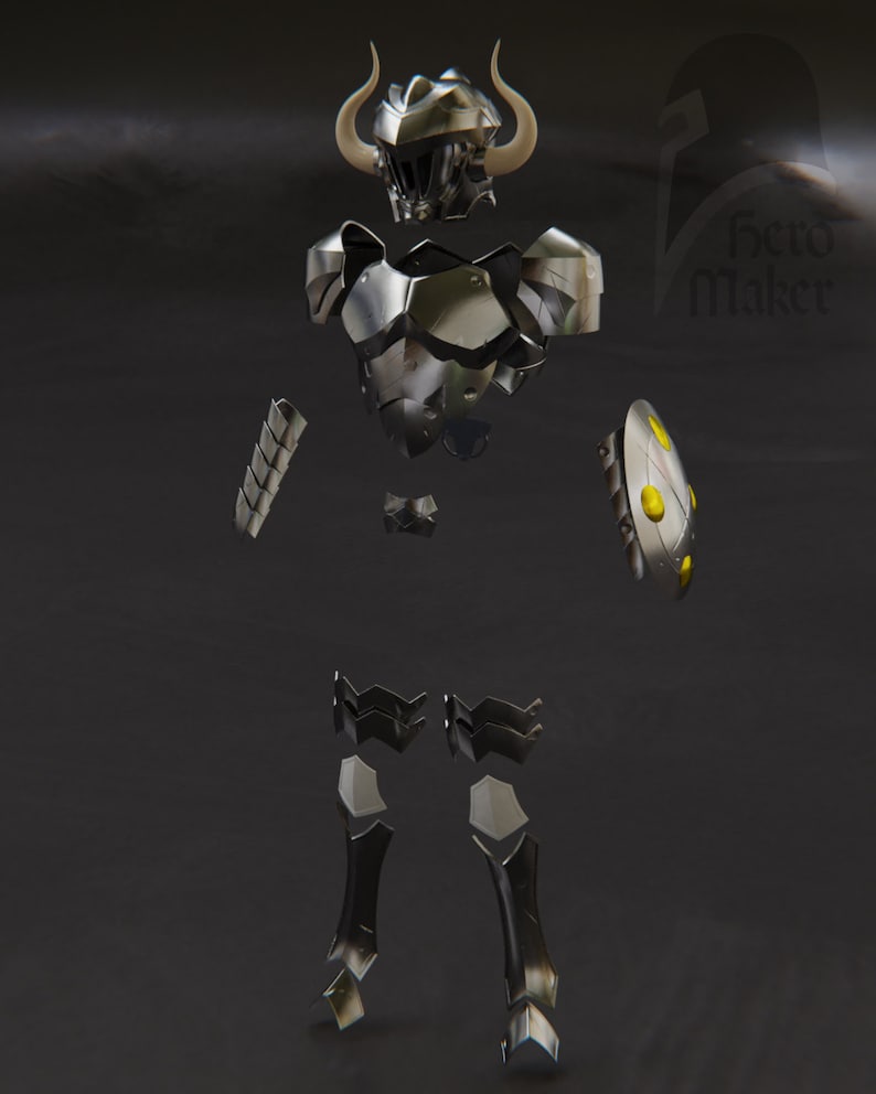 Goblin Slayer Full armor and sword for 3D print Digital file for 3d print