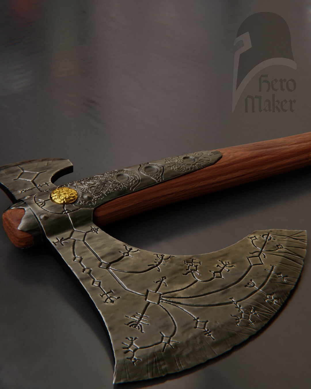 Kratos Leviathan Axe Based for 3d Printingdigital File for 3d Print ...