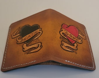 Hand Tooled Leather Wallet