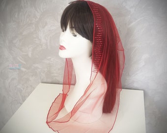 Scarf head Church Scarf head covering Orthodox veils Catholic veil Church or Chapel veil mantilla scarf