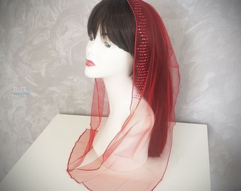 Scarf head Church Scarf head covering Orthodox veils Catholic veil Church or Chapel veil mantilla scarf