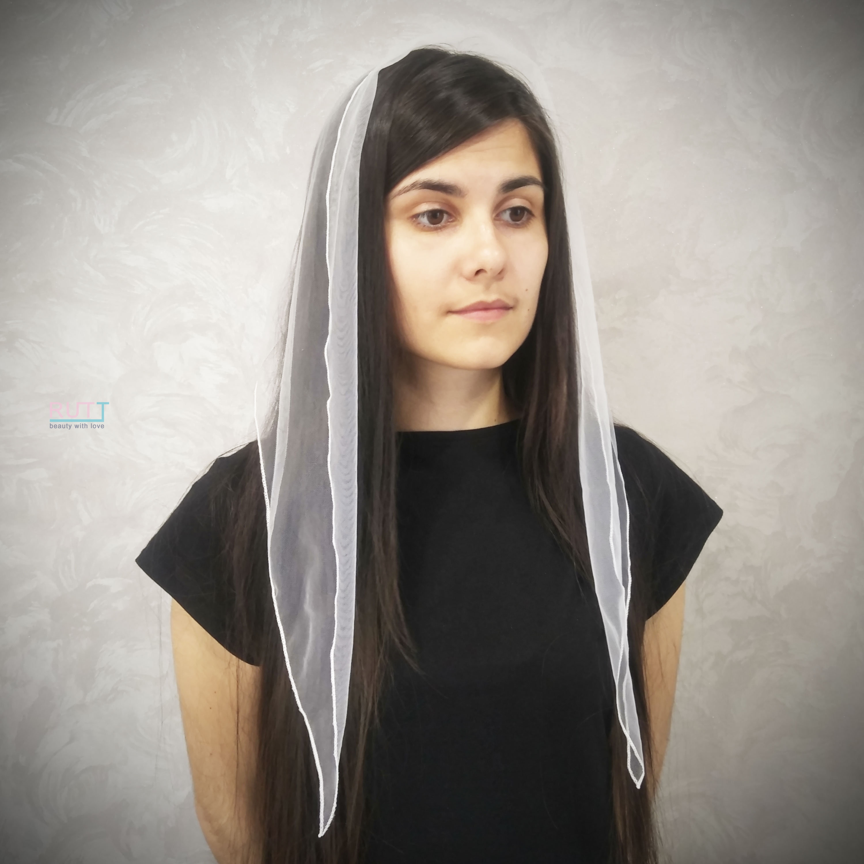 Soft Christian Scarf head wrap Church head covering Orthodox veils Catholic veil Christian veil mantilla scarf Head wrap for pray RUTTSHOP