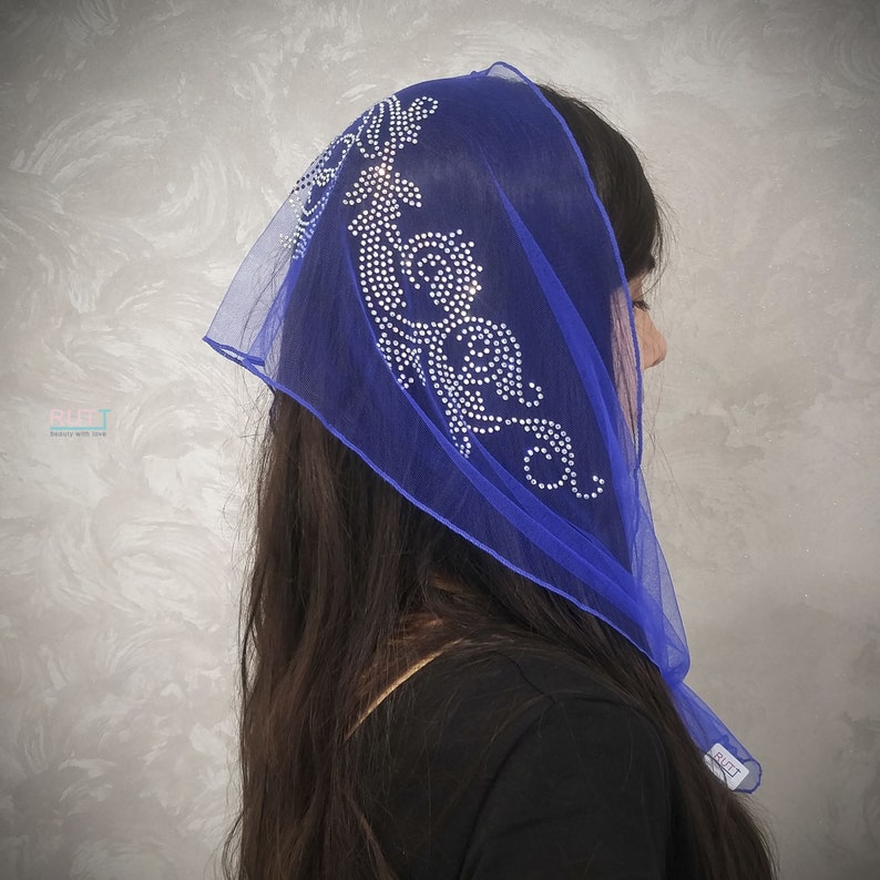 Scarf head Church Scarf head covering Orthodox veils Catholic Etsy