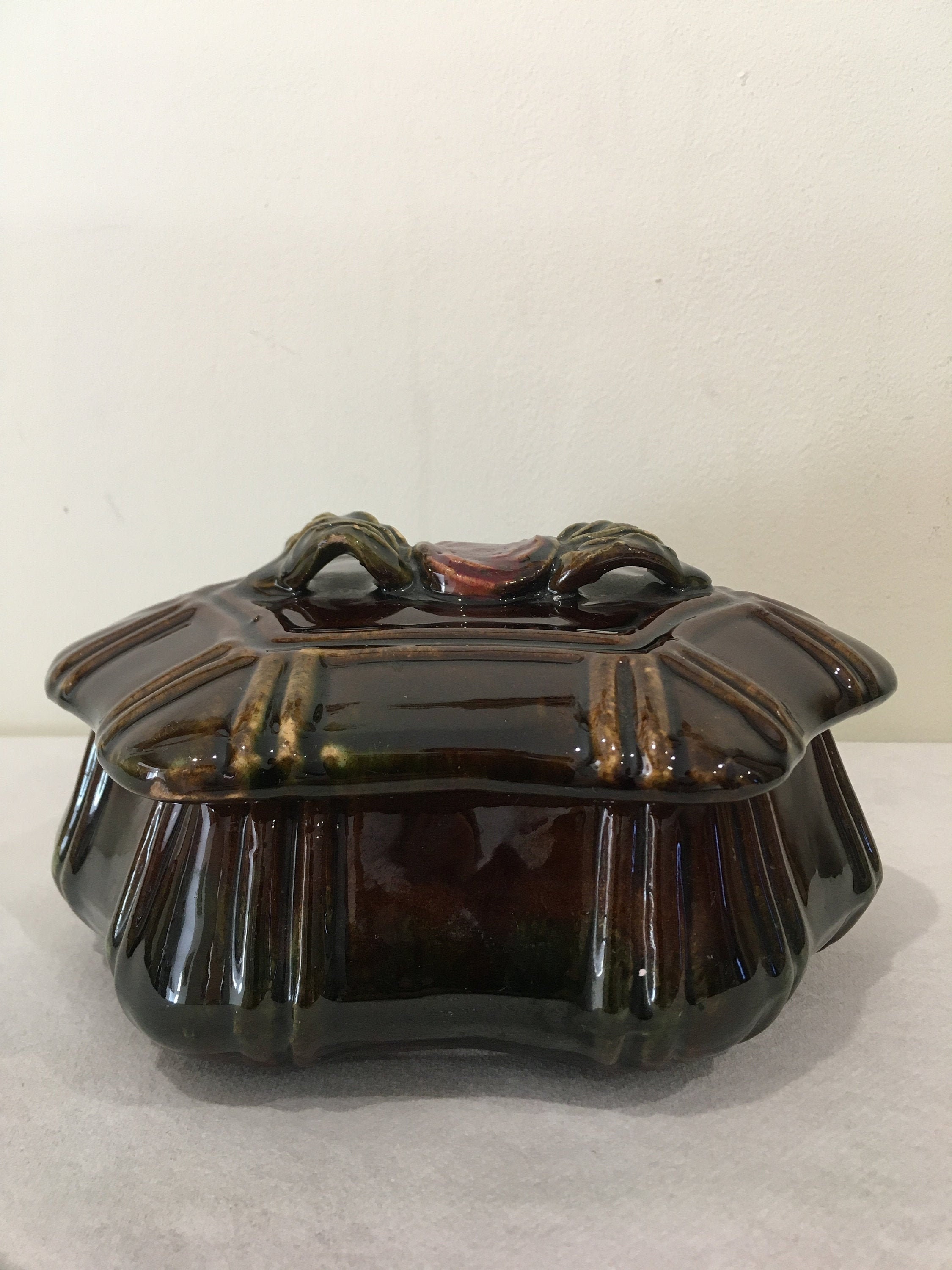 Boite Céramique Marron