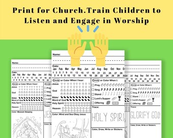 Licence d'église. Notes de sermon imprimables pour enfants, notes de sermon pour les enfants, notes de sermon imprimables, cahier pour enfants, cahier d'église