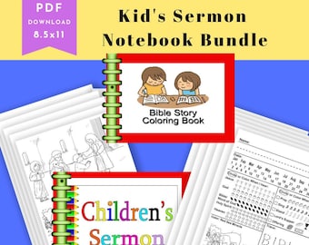 Notes de sermon pour les enfants| Notes de sermon pour enfants| Notes de sermon imprimables| Carnet pour enfants| Carnet d’église pour les enfants| Coloriages bibliques