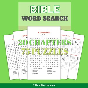 Large Print Bible Word Search Puzzle Book Printable for Adults and ...