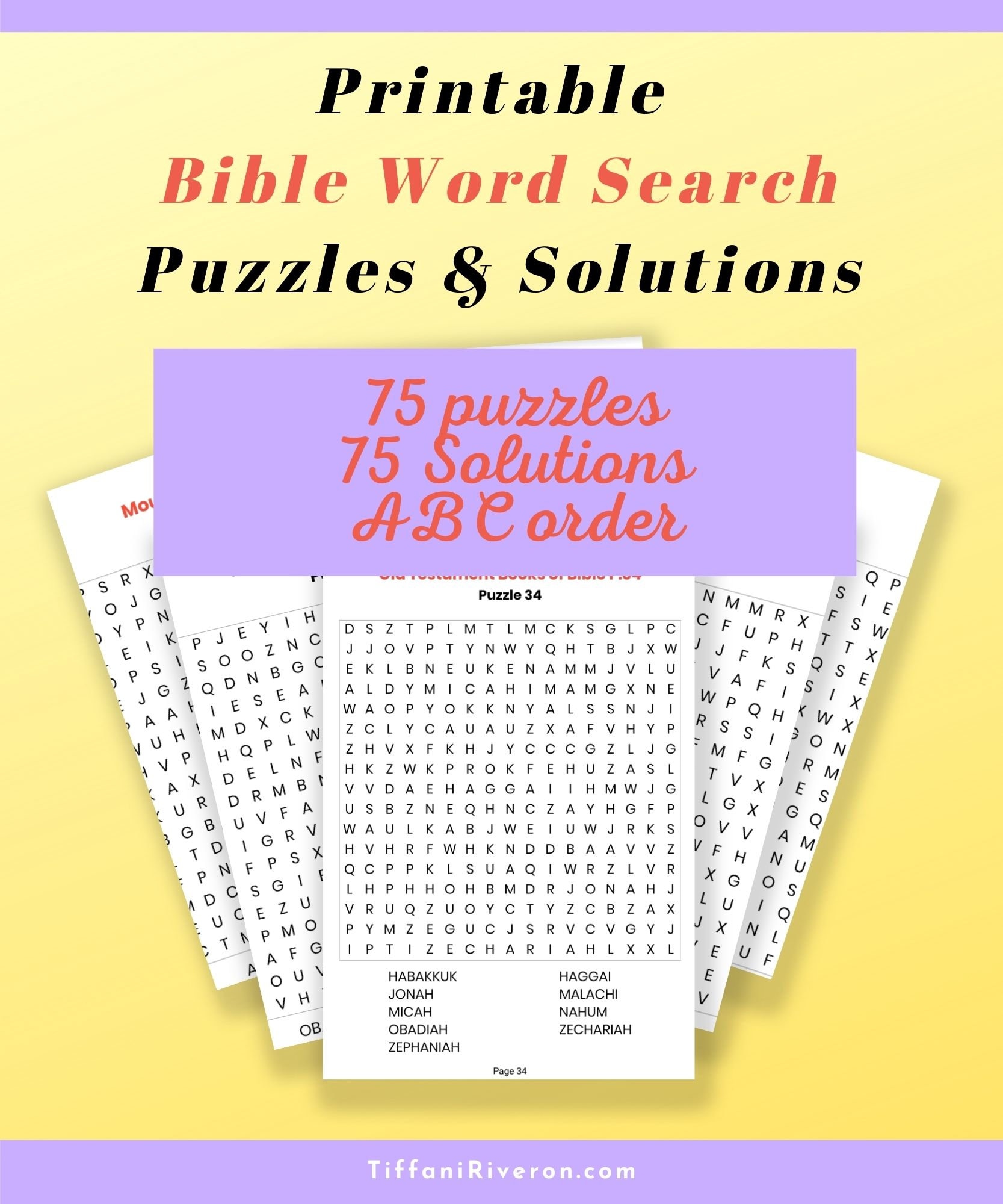 Large Print Bible Word Search Puzzle Book Genesis KJV - Etsy