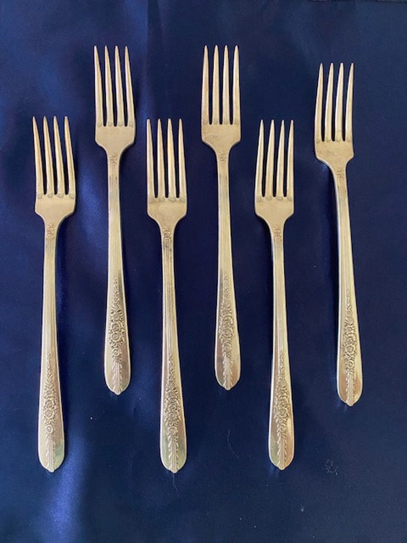 1939 Oneida Nobility Plate ROYAL ROSE Silverplate Silverware Etsy