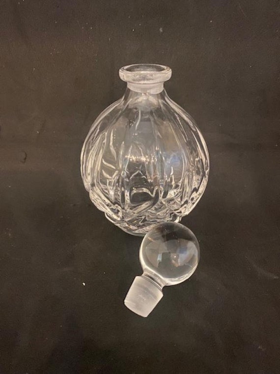 Vintage RCR Royal Crystal Rock Perfume Bottle With Round Ball