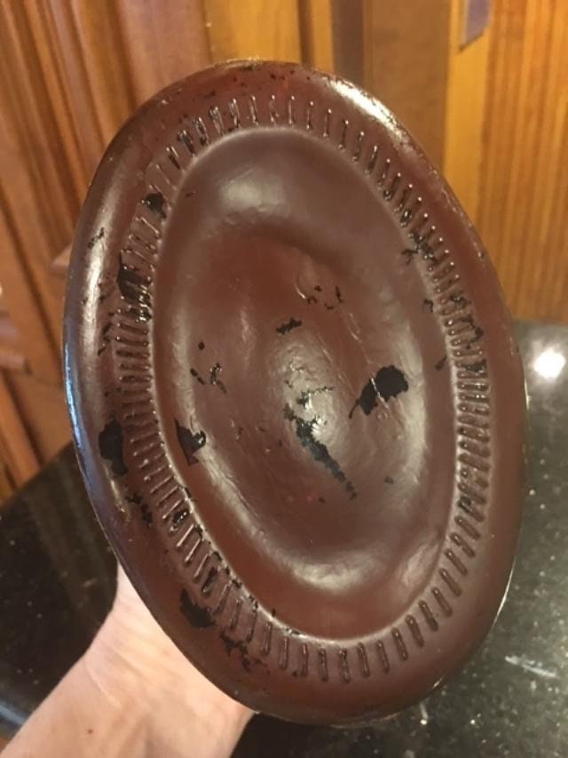 Vintage Leather Wrapped Decanter featuring Ducks Italy