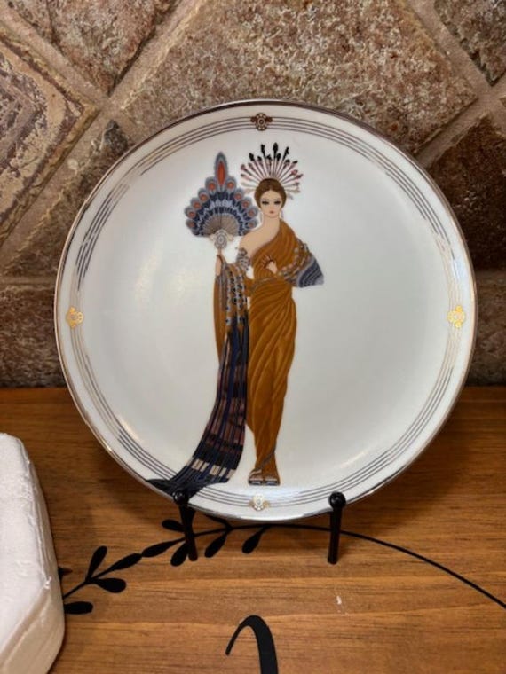Limited Edition House of Erte' Athena Collectors Plate by The Franklin Mint