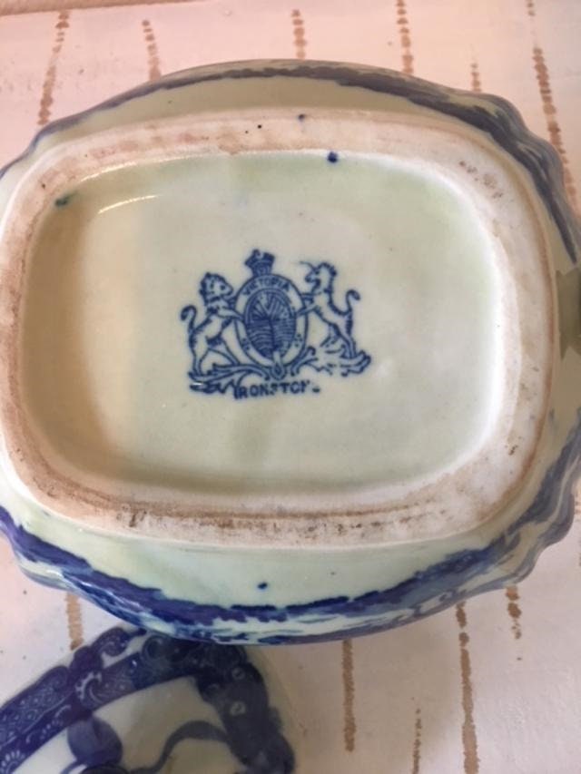 Vintage Reproduction Victoria Ware Ironstone Transferware