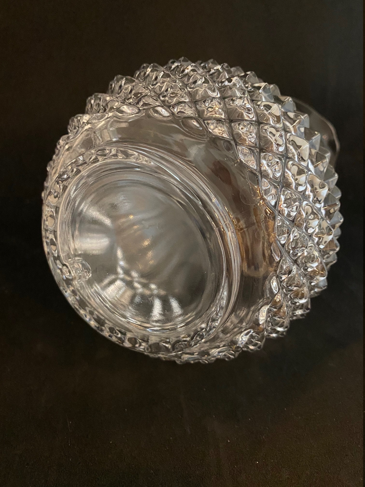 Vintage Cristal D'Arques Durand Longchamp Blown Glass Crystal Pitcher 40 oz