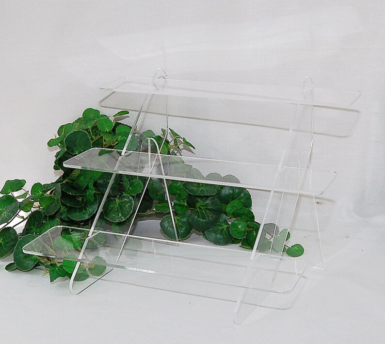 Sturdy Precision Laser Cut Acrylic Display shelves are perfect Etsy