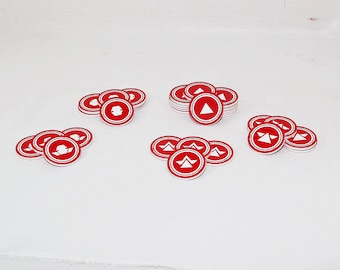 Star Wars Legion Command Acrylic Token Deluxe Set