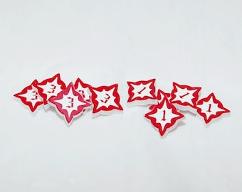 SW Legion DAMAGE Acrylic Token Set