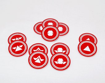 Star Wars Legion Command Acrylic Token Basic Set