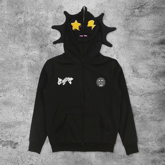 Y2K Star Hoodies Punk Full Zip up Hoodies Gothic Zip up - Etsy