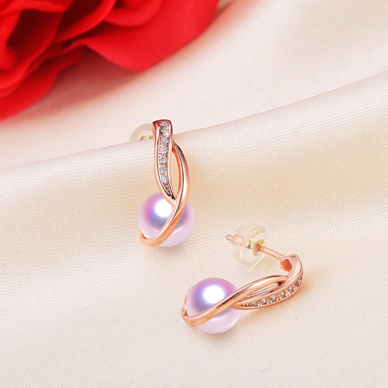 Earring accessories. Semi Finished Jewelry Geometric Earring Holder Wedding Earrings Pearl-inlaid Earrings Base 925 Silver Earring Base