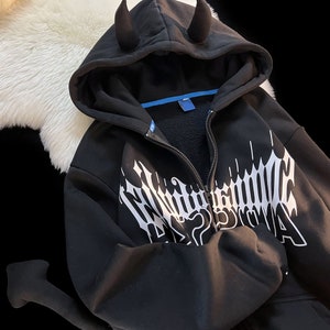 Devil horn hoodie Clearance