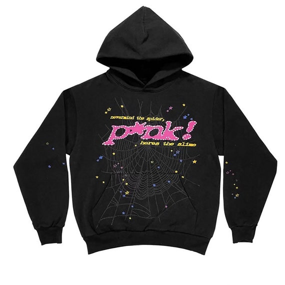 Young Thug Sp5der Hoodiessp5der Pink Hoodiesspider Web Print - Etsy
