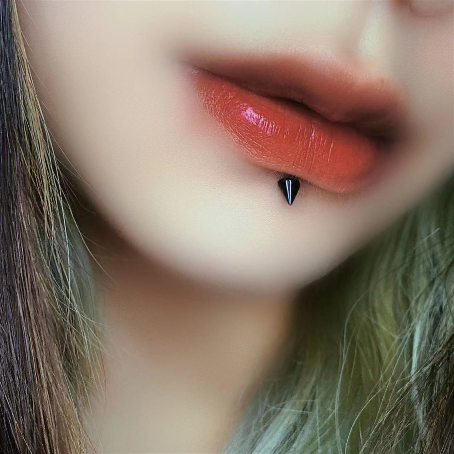2 Pack Demon Lip Stud Lip Ring Lip Piercing Hoop Lip Cuff Etsy