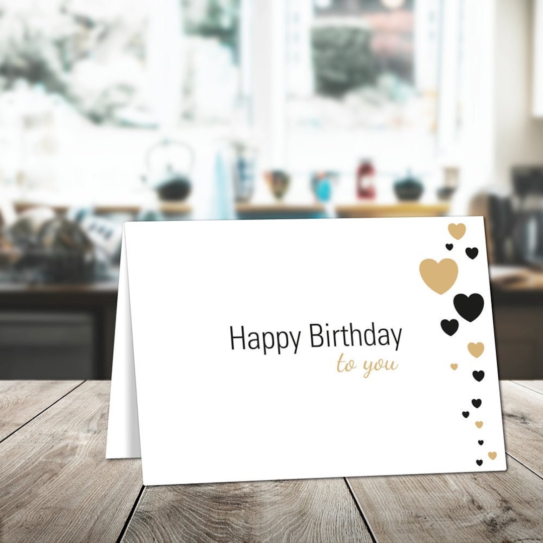 1 pezzo, Biglietto d'auguri per il compleanno Il mio cuore è stato tuo