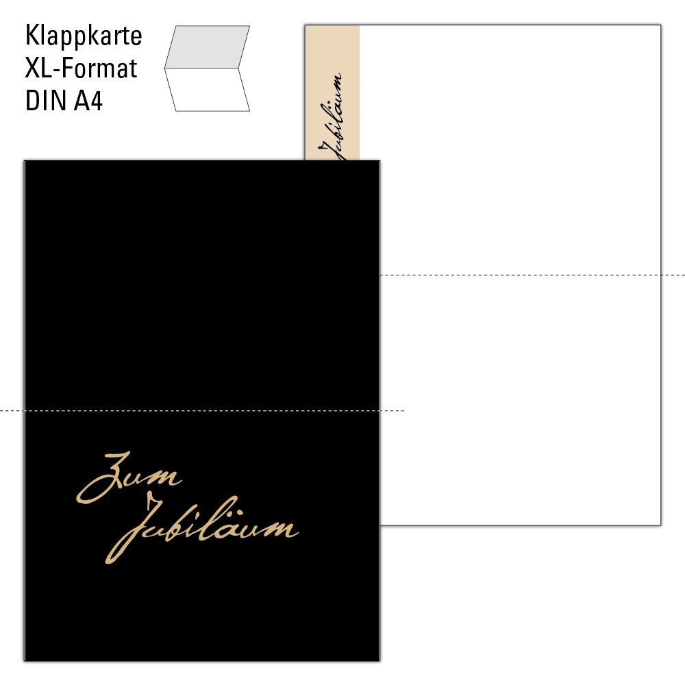 Carte D'anniversaire XXL Pour Féliciter Ensemble, Carte De Vœux De Plusieurs Pour Un Anniversaire, Famille, Collègues – Carte DIN A4 Avec Enveloppe