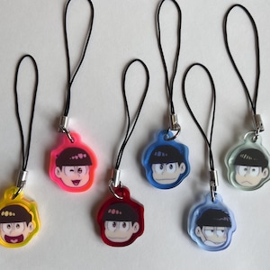 Osomatsu San acrylic phone charms