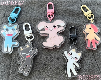 RESTOCK! Doko Demo Issyo Acrylic Charms Keychains